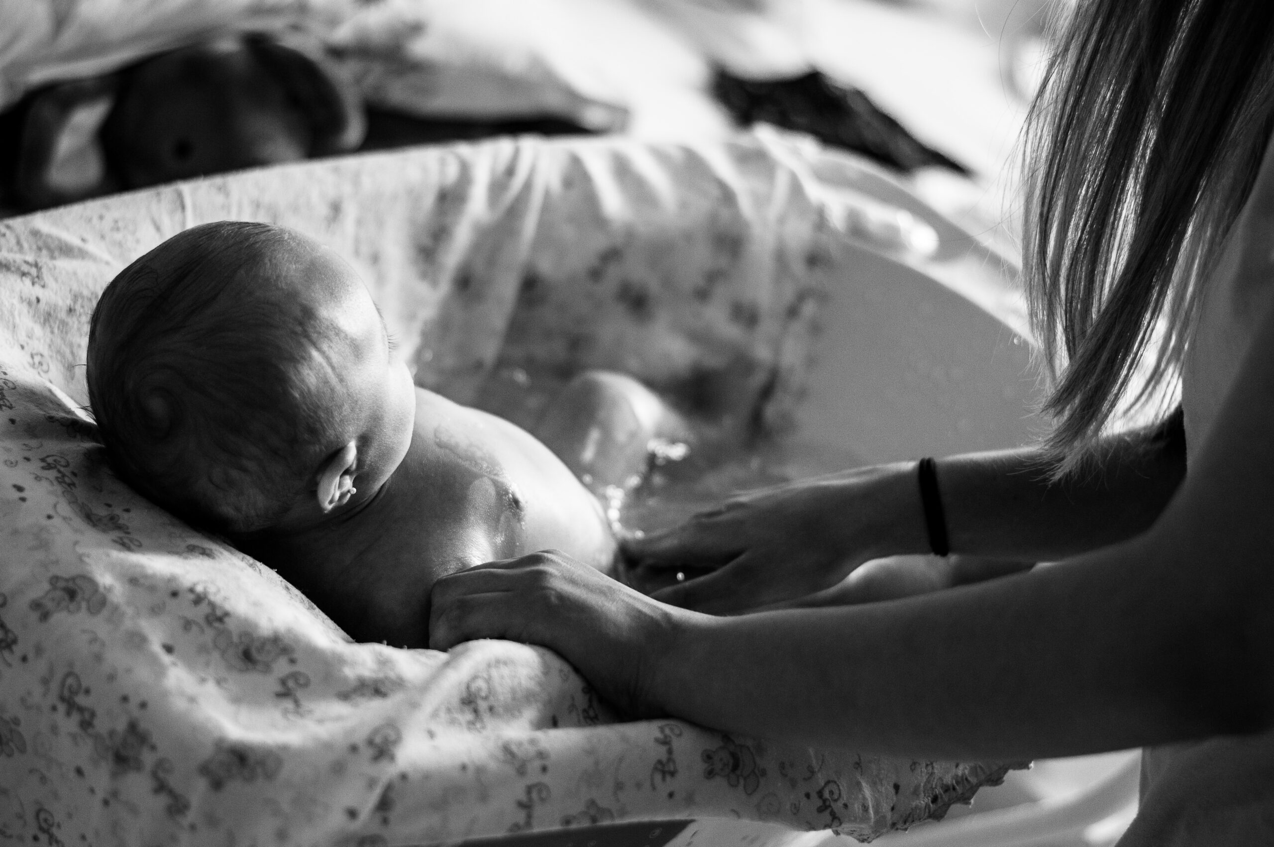 Bain sensoriel, moment de douceur avec bébé